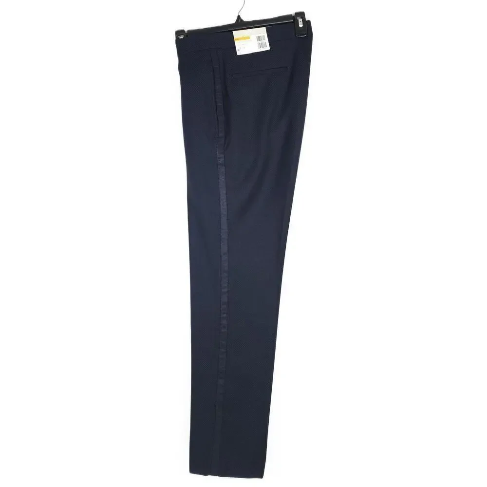 Alfani Men's Slim-Fit Stretch 2-Piece Tuxedo Diamond Grid Navy 38R 30x30 NWT - Picture 9 of 9